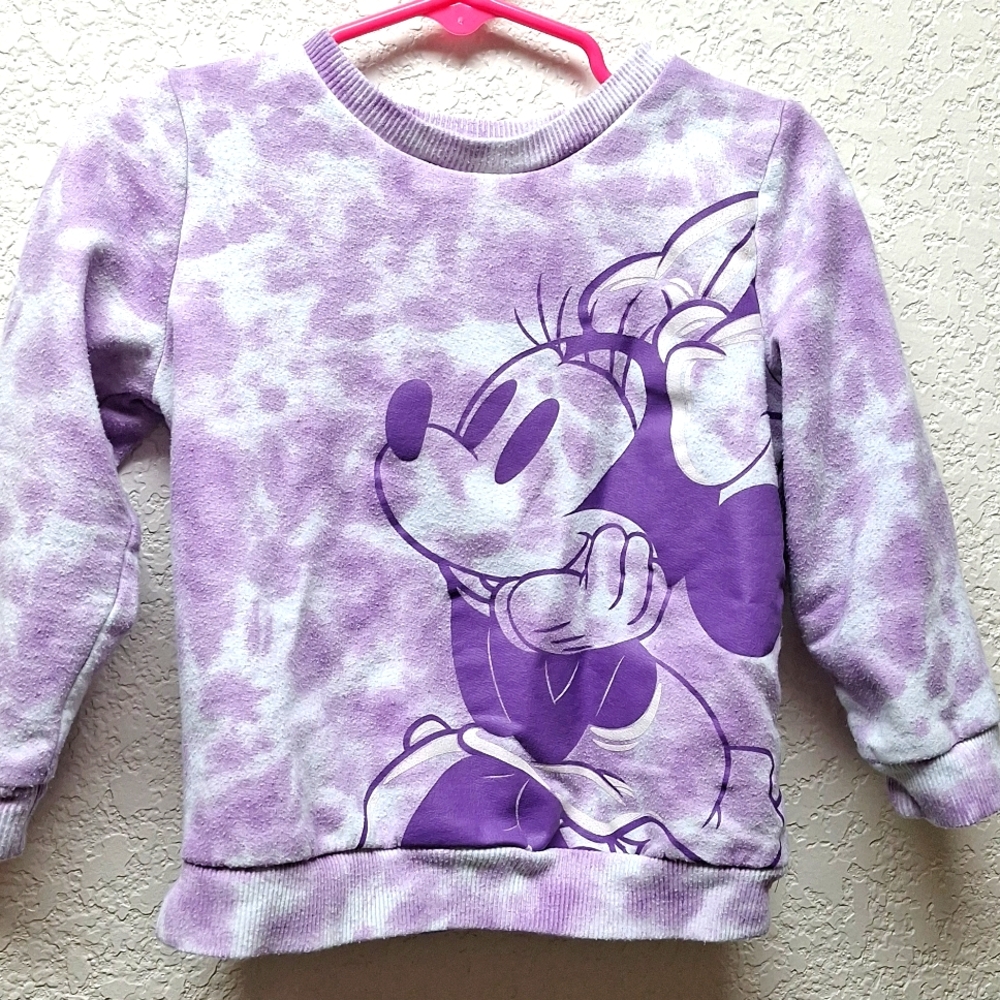 Purple and white sweater 2t.